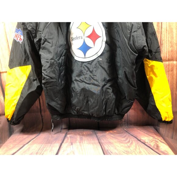Vintage Pittsburgh Steelers Starter Pro Line Pullover 1990s Jacket Mens XL (24a2 - Picture 8 of 10